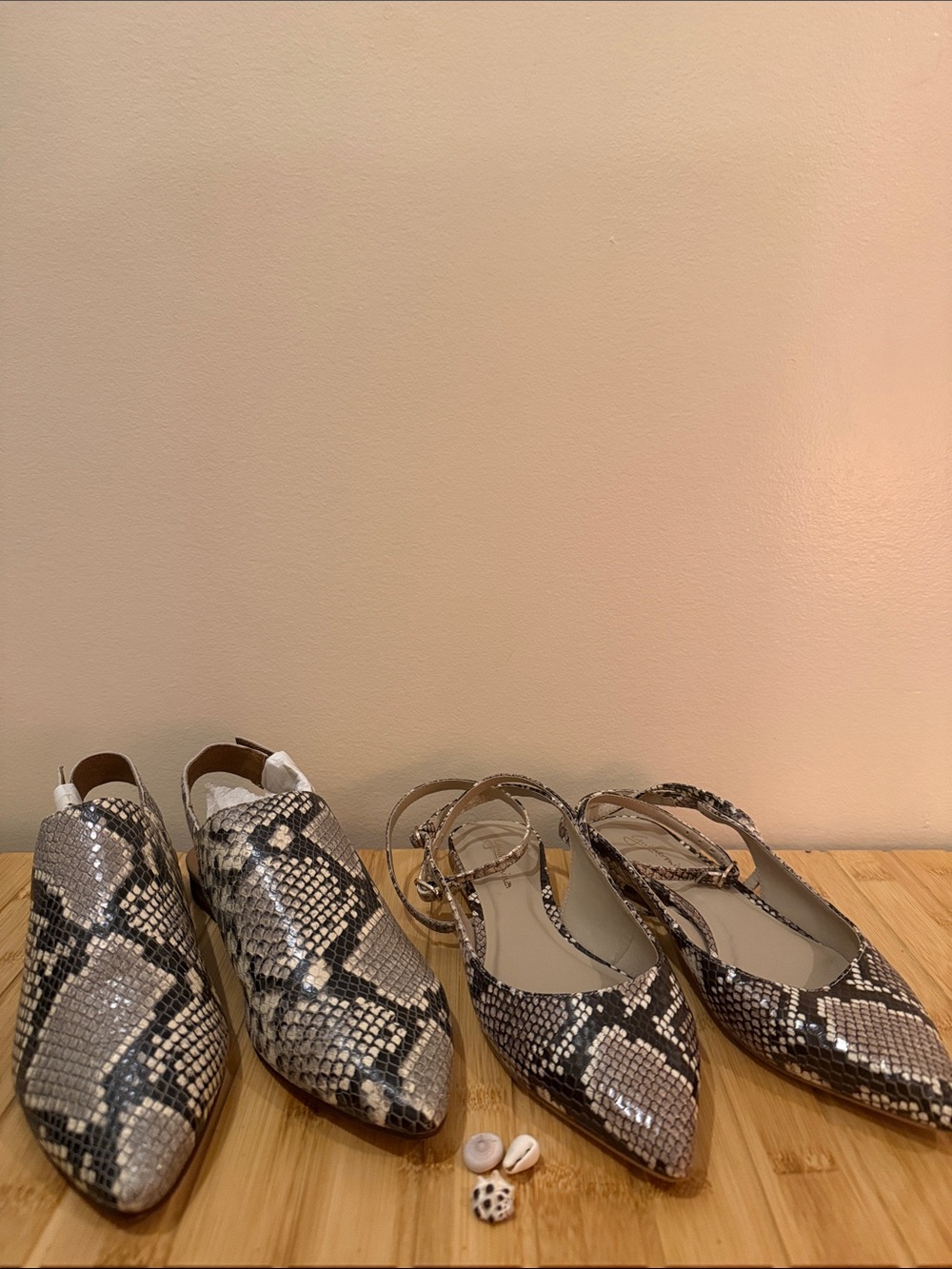 GeèWaWa Snake Flats and Loafers Set